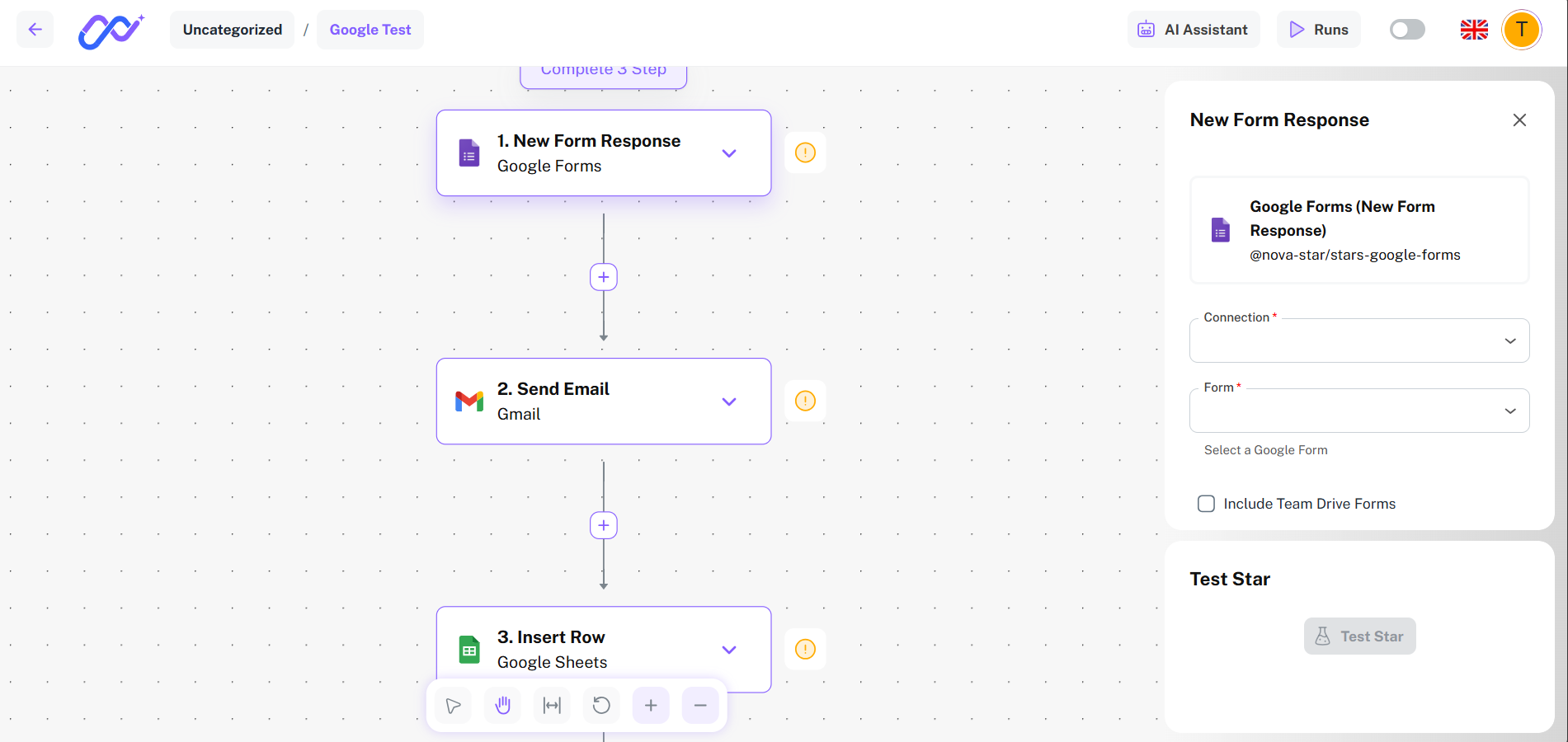 Nova – No-Code Workflow Automation