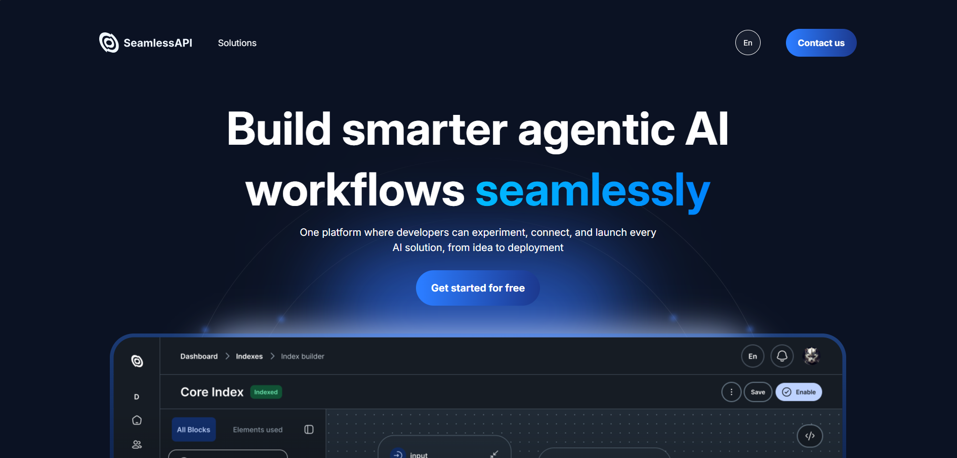 SeamlessAPI – Private AI Workspace